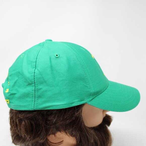 St. Andrews Old Course Hat Mens Snapback Green Cotton International Insignia Cap - Picture 8 of 13